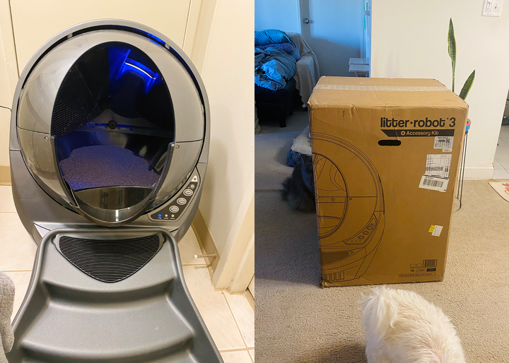 Litter sales robot shipping