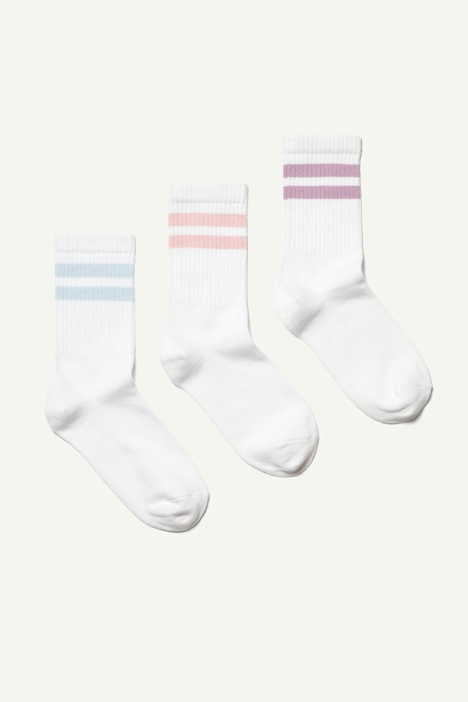 Weekday + Eleven Striped Socks 3-Pack