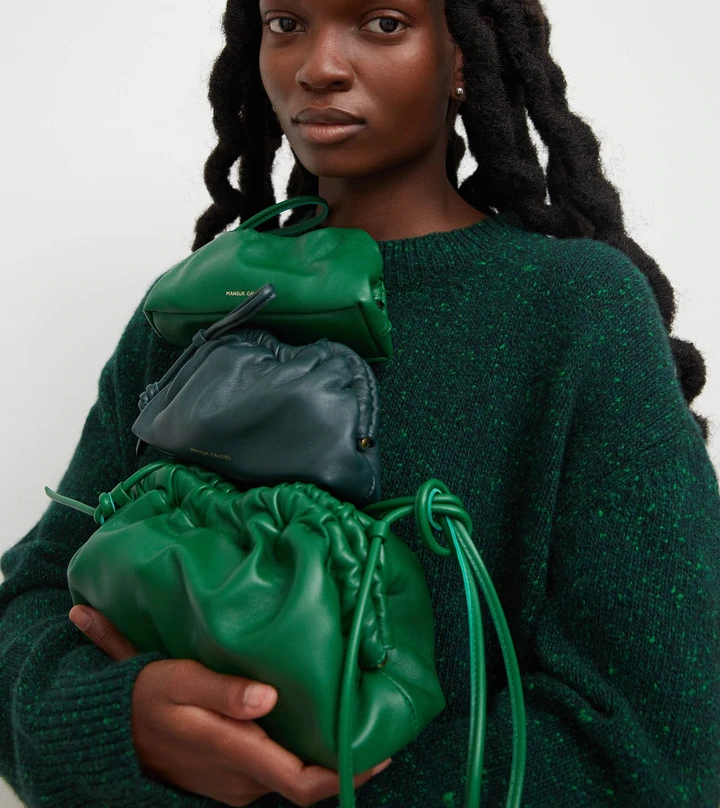 Mansur gavriel lamb cloud clutch sale