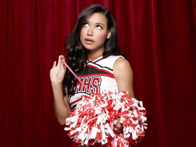 Naya Rivera as Santana Lopez in Glee