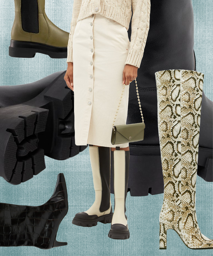 Knee boots australia on sale