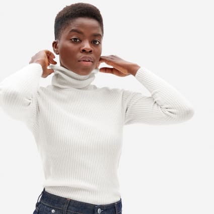 Everlane white hotsell turtleneck