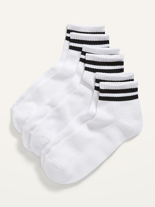 Gap + Gender-Neutral Quarter Crew Tube Socks 3-Pack for Adults