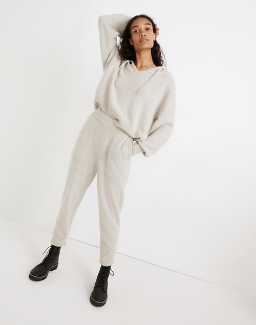 Madewell + (Re)sourced Cashmere Allendale Sweater Pants