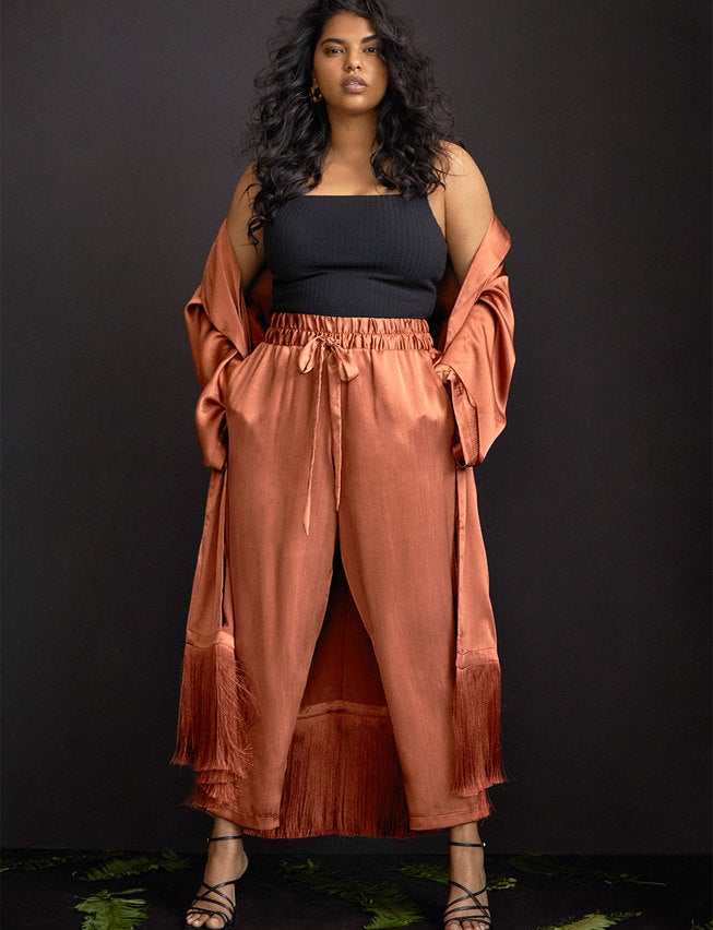Eloquii fringe best sale skirt