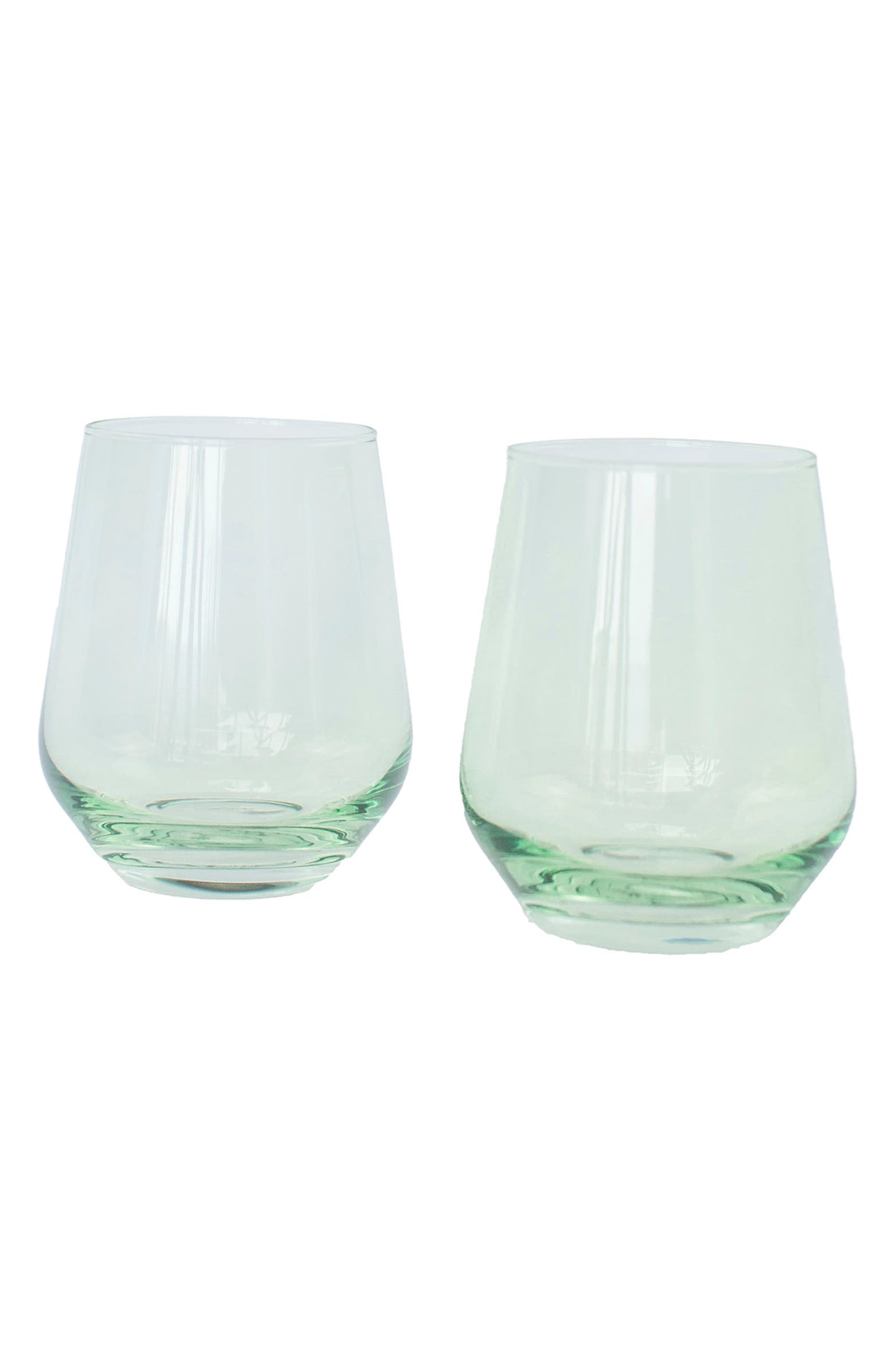Estelle + Set of 2 Stemless Wineglasses