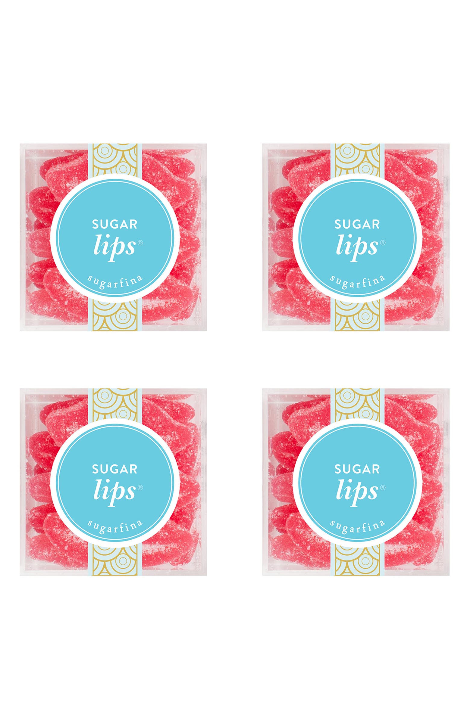 Sugarfina + Sugar Lips Set of 4 Candy Cubes