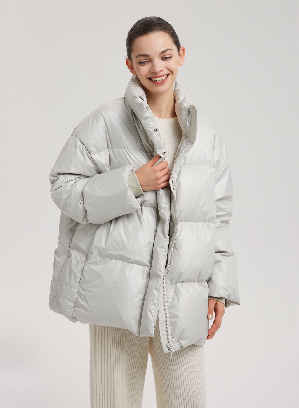 Nap Loungewear + Matte Quilted Puffer Jacket