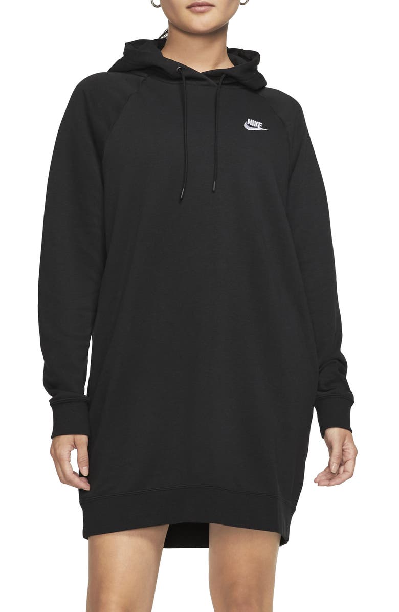 voordeel eenzaam piek Nike + Essential Fleece Hooded Sweatshirt Dress