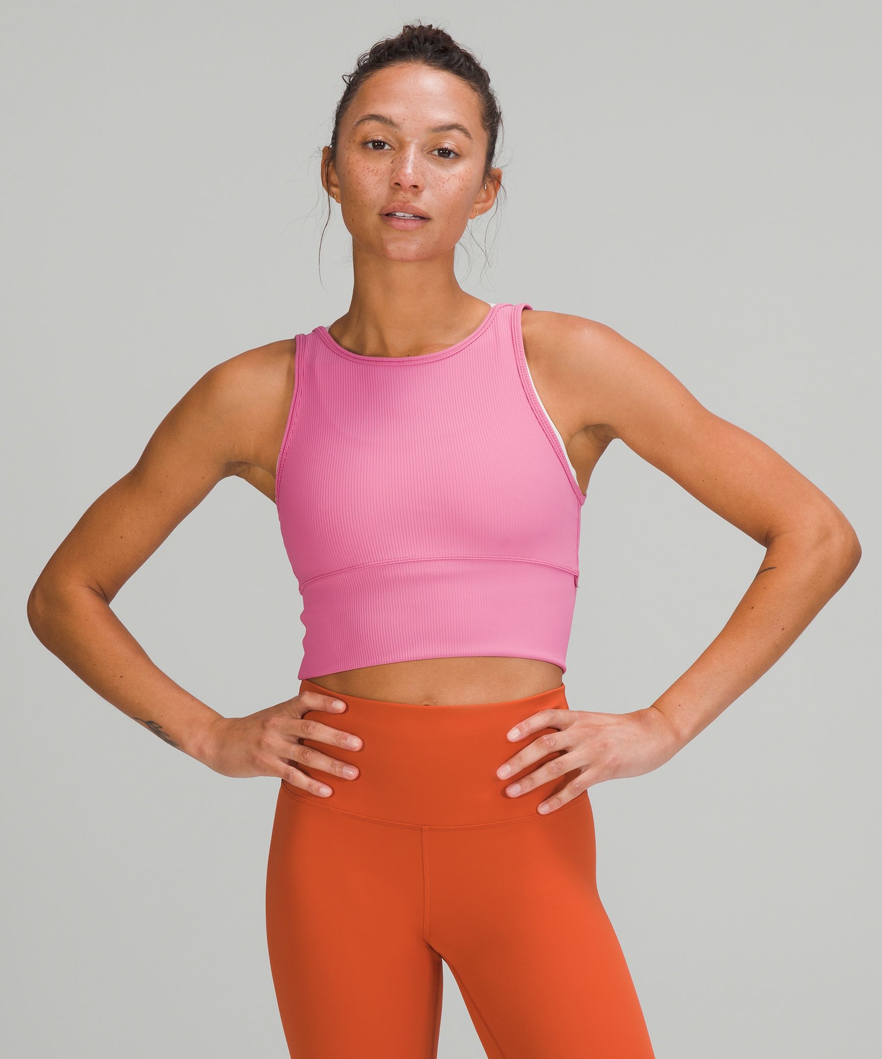 Lululemon + Power Pivot Ribbed Tank Top