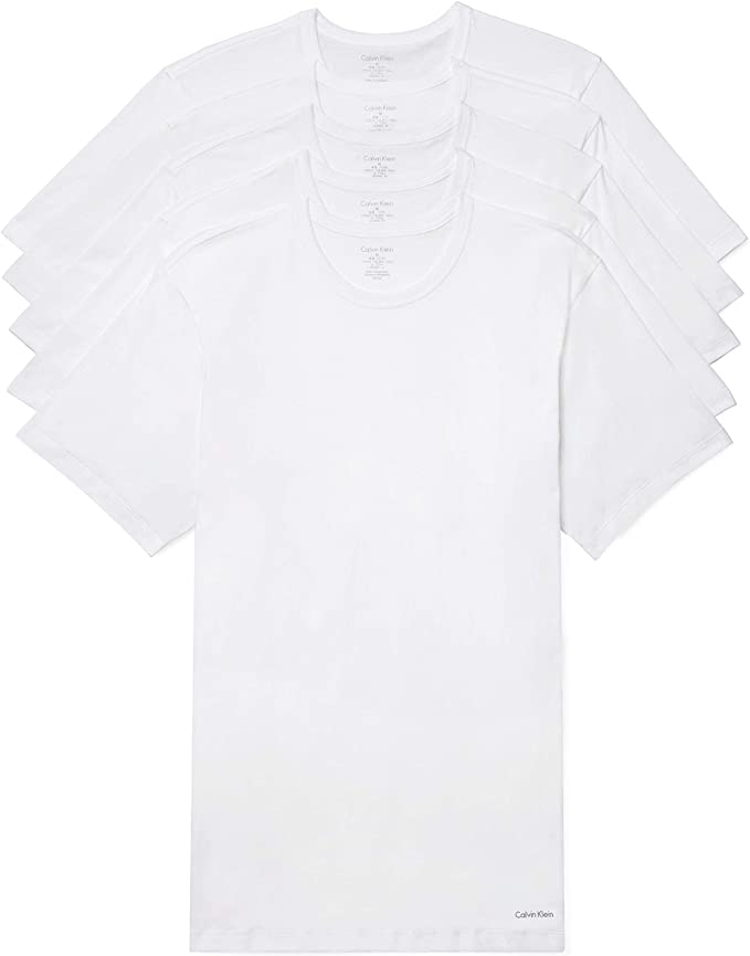 Calvin Klein + Men’s Cotton Classic 5Pack Slim Undershirts
