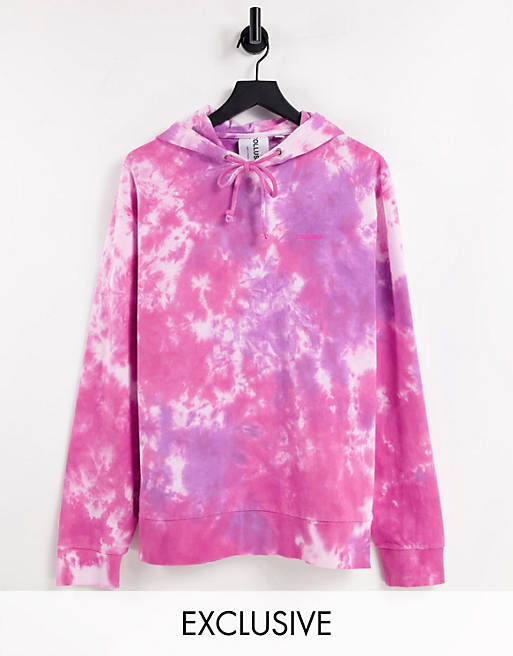 pink tie dye hoodie