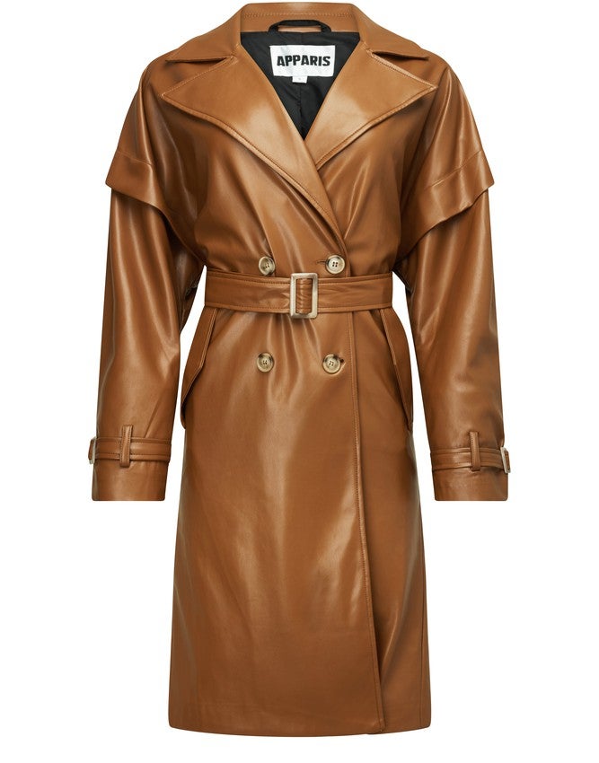 monki longline grid puffer jacket