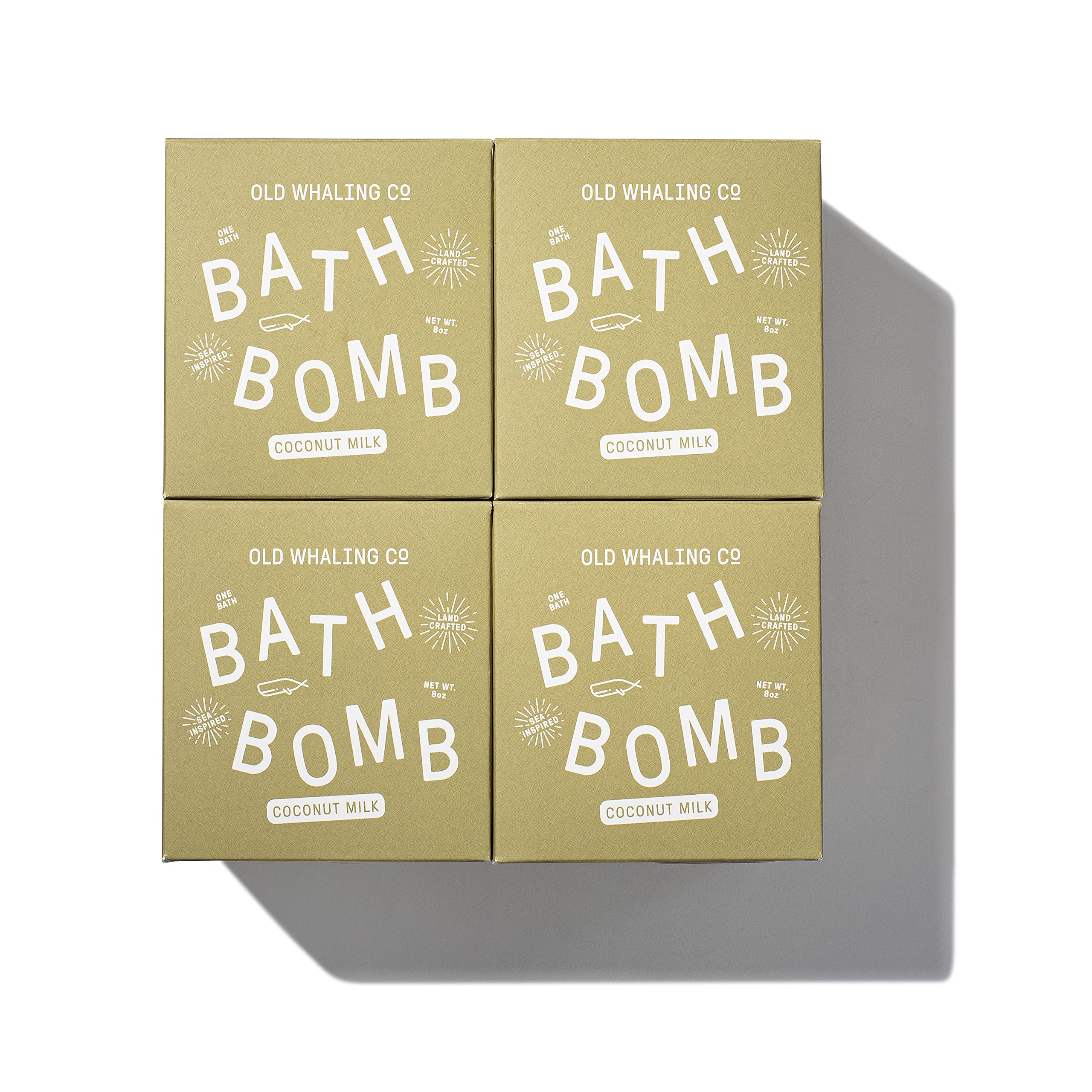 Old Whaling Co. + Coconut Milk Bath Bomb (Four Pack)