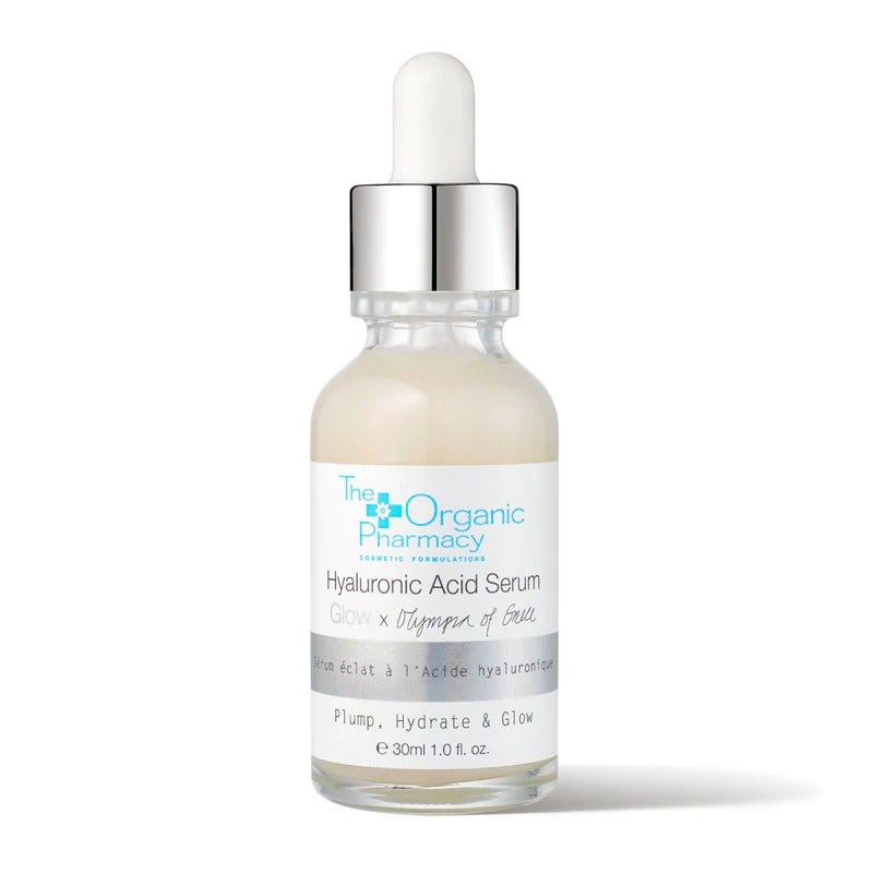 The Organic Pharmacy + Hyaluronic Acid Serum Glow x Olympia of Greece