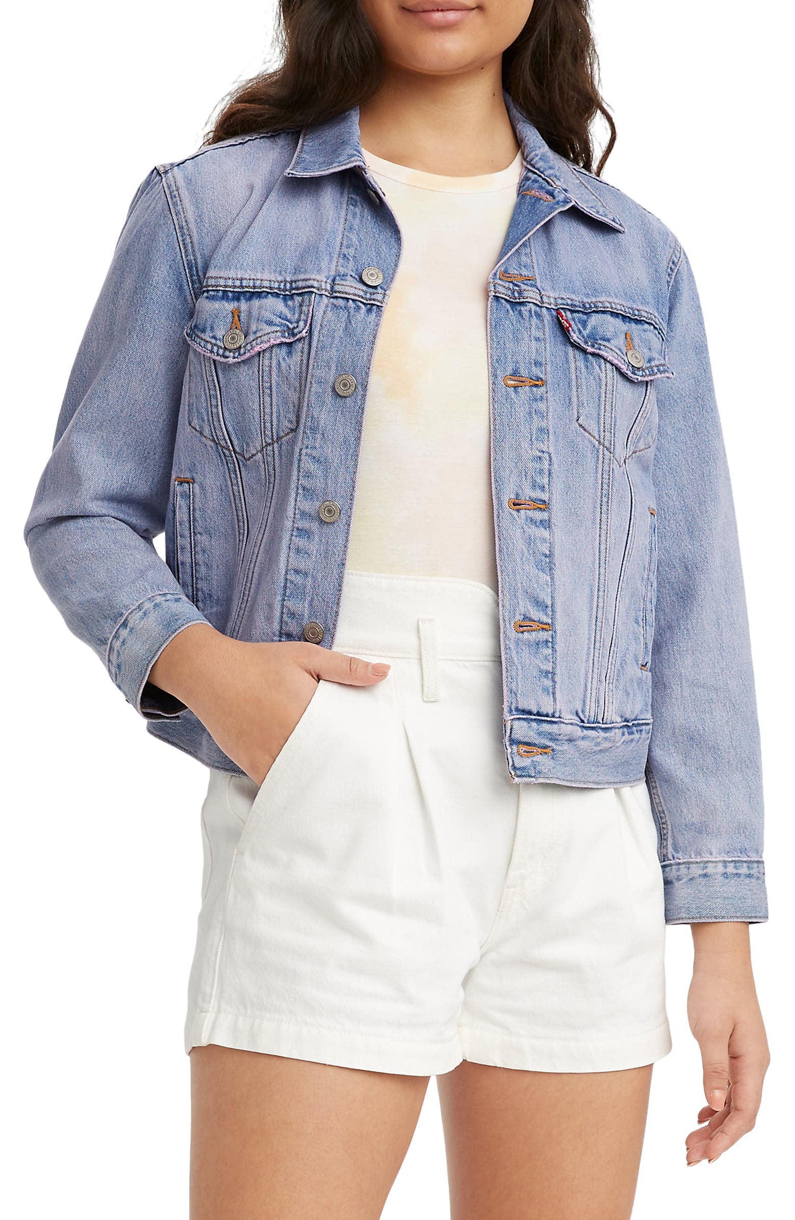 Levi’s + ExBoyfriend Denim Trucker Jacket