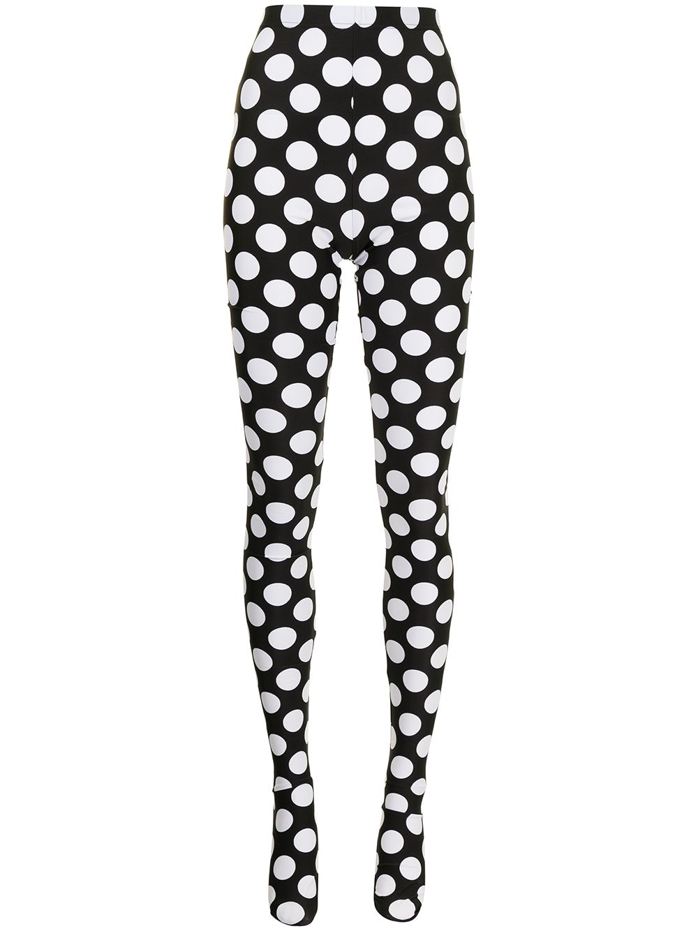 Black and white discount polka dot tights