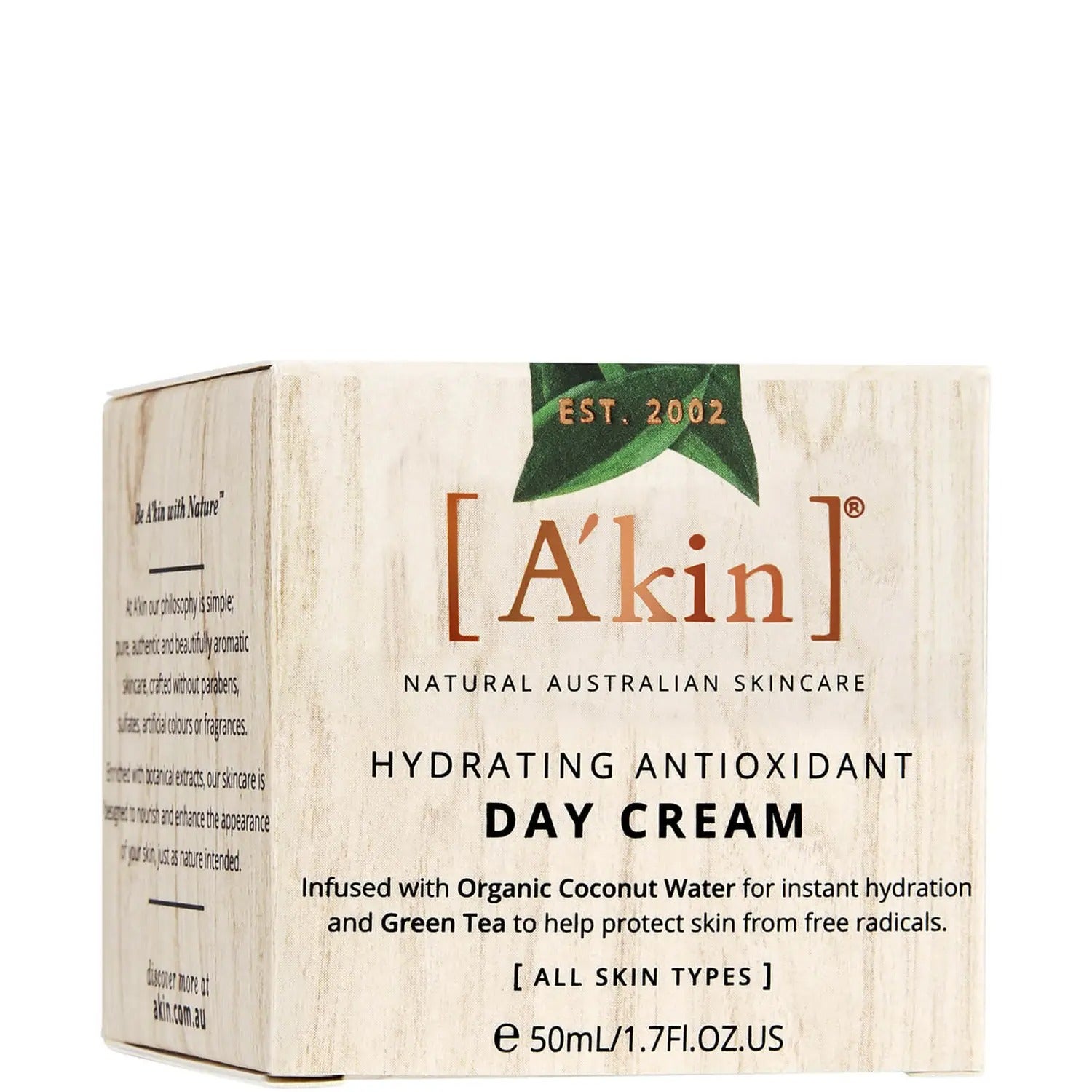 A’Kin + Hydrating Antioxidant Day Cream