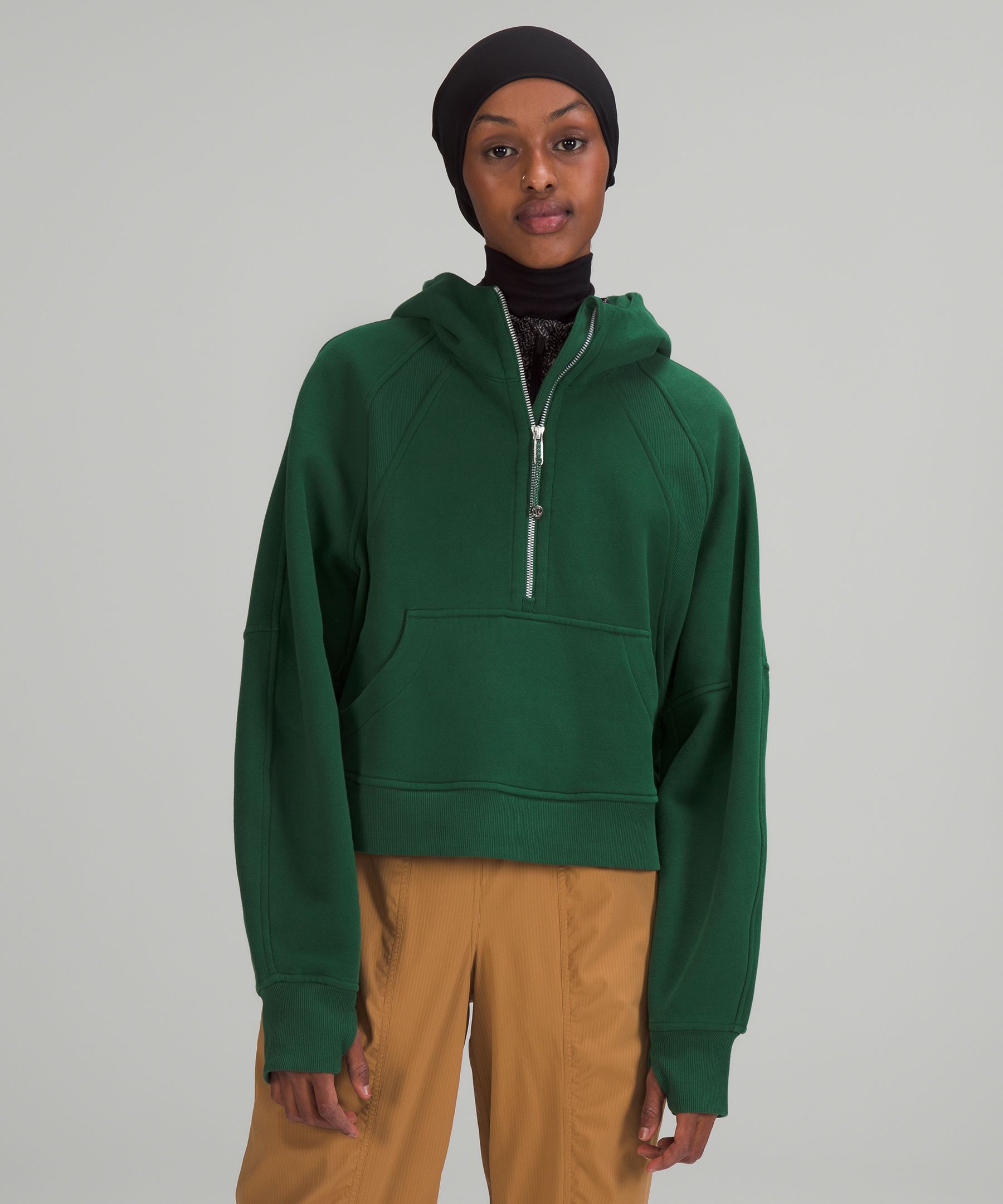 Scuba Oversized Half-Zip Hoodie