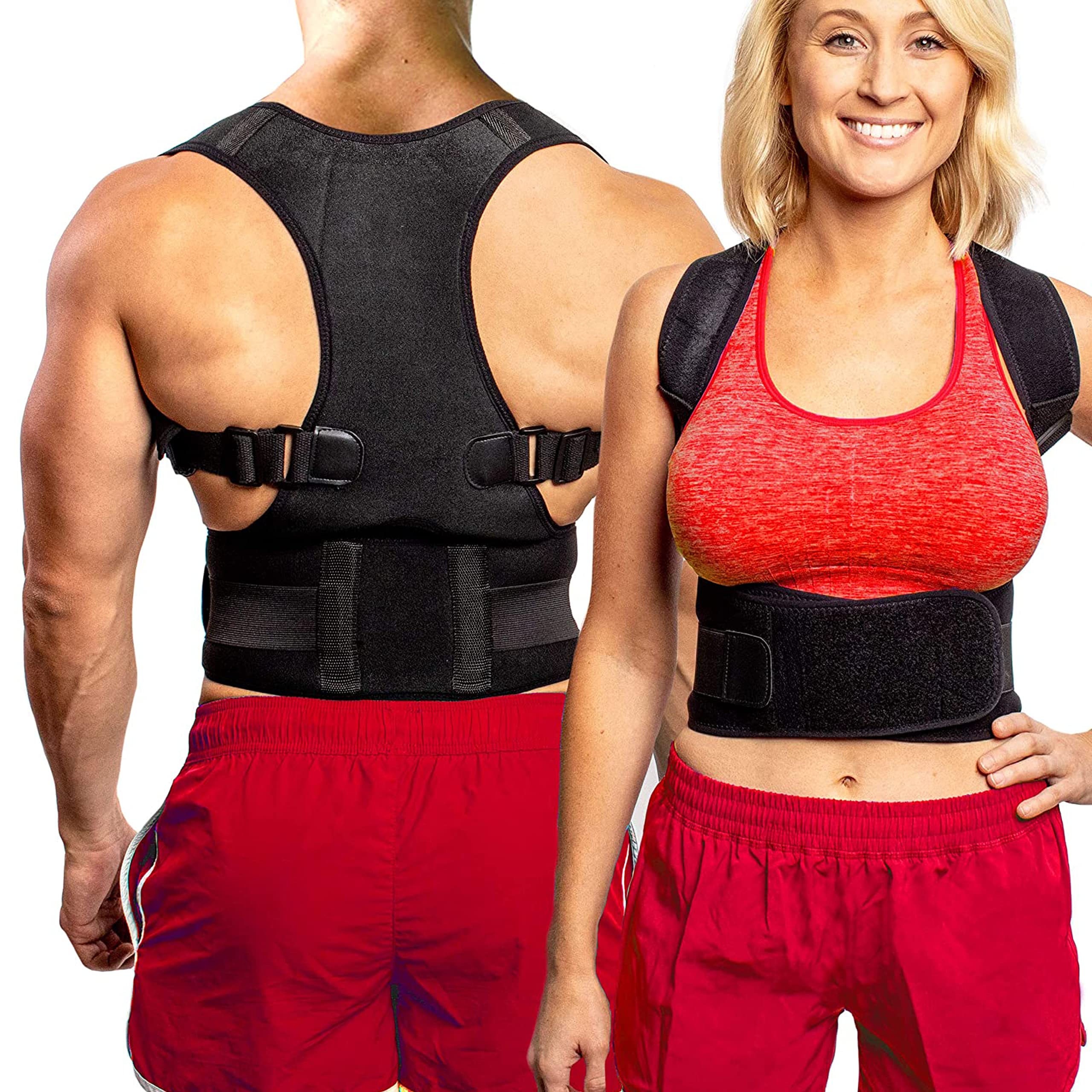 FlexGuard Support + Posture Corrector Back Brace, Shoulder & Neck Support
