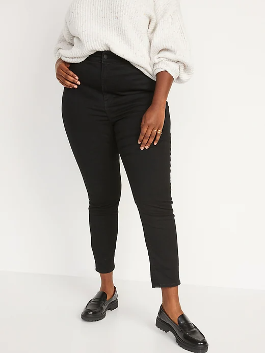 Old navy sales curvy black jeans