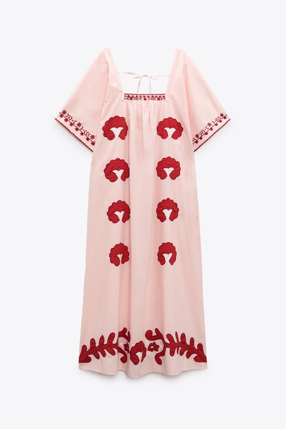 Zara + LIMITED EDITION EMBROIDERED DRESS