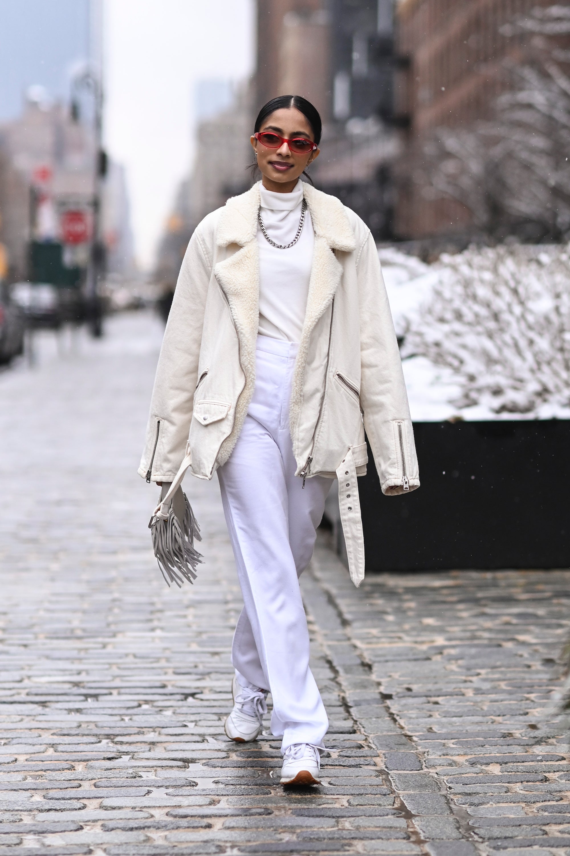 The Best NYFW Street Style Looks Featured Bold Colours & Futuristic Details