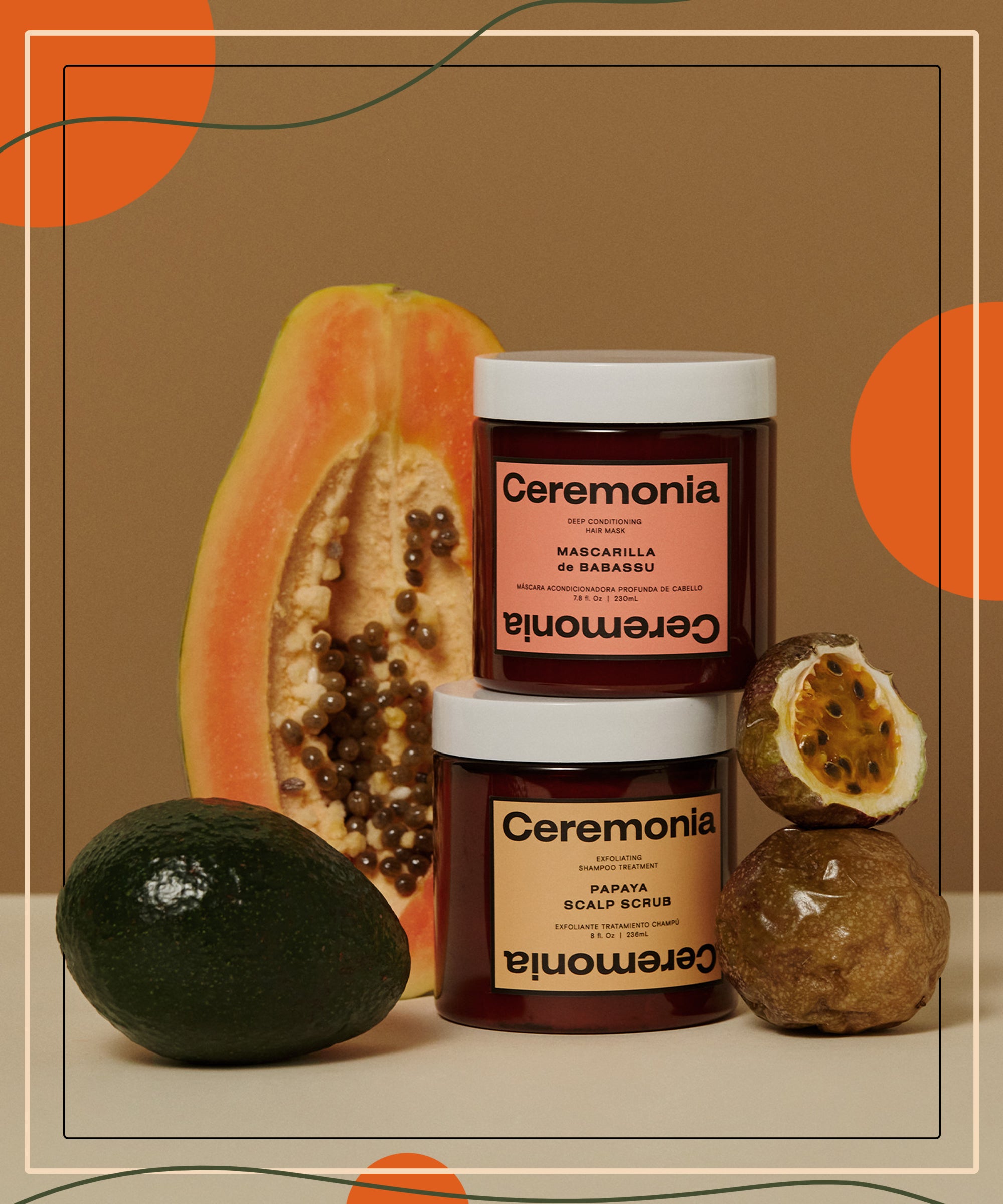 Ceremonia's New Papaya Scalp Scrub & Babassu Mask Ceremonia's New Papaya Scalp Scrub & Babassu Mask