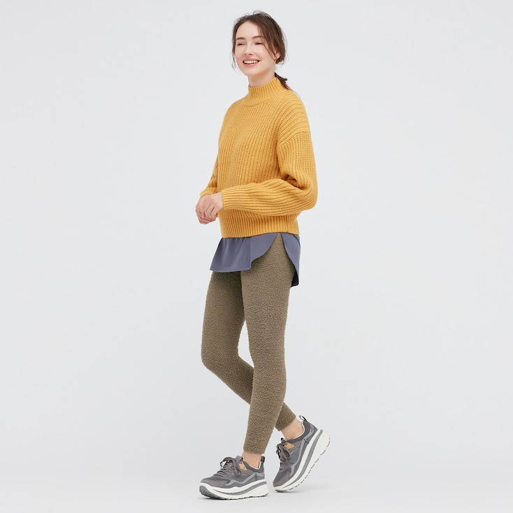 Uniqlo + Heattech Soft Fluffy Leggings