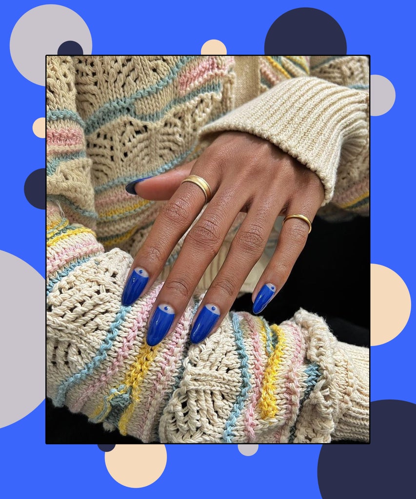 Blue Nail Art Is So Hot Right Now