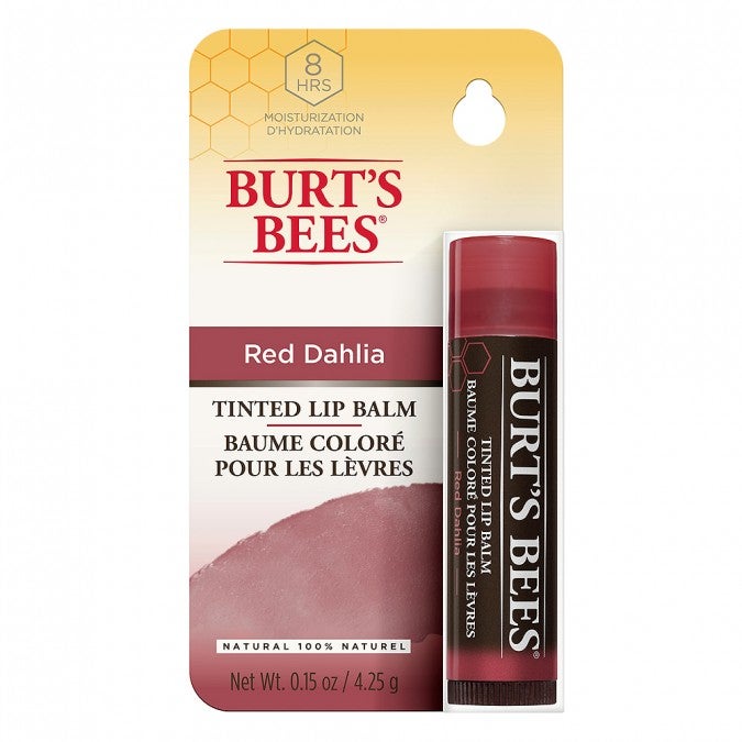 Burt’s Bees + Naturally Tinted Lip Balm in Red Dahlia