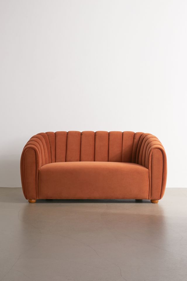 Urban Outfitters Juliette Tufted Velvet Love Seat