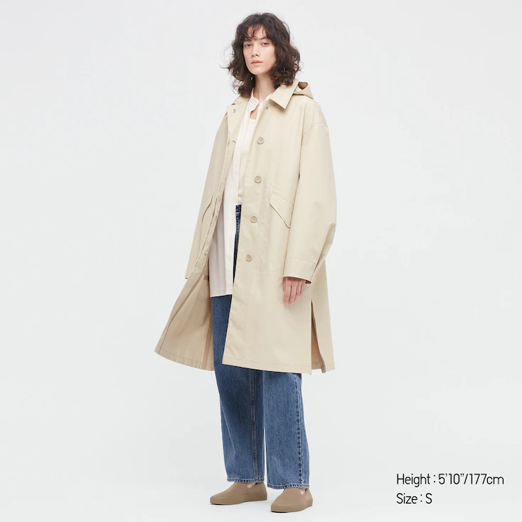 Uniqlo u hooded coat sales