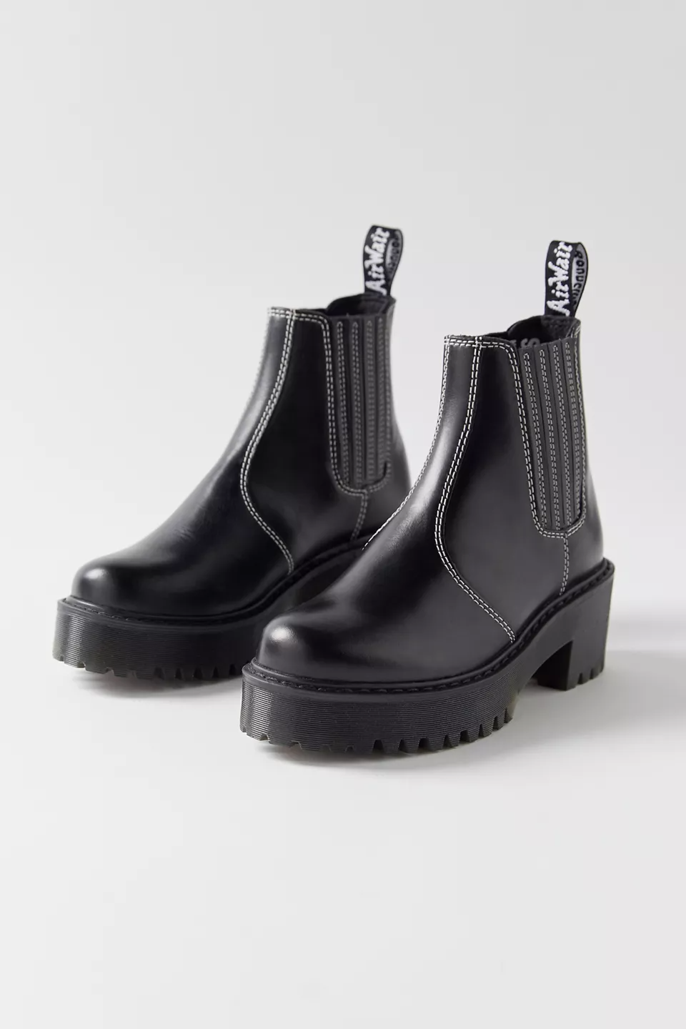 Black rometty platform boots hot sale