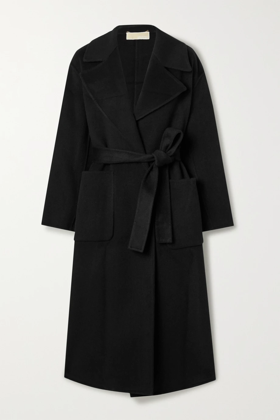 MICHAEL Michael Kors Belted Wool Blend Felt Coat