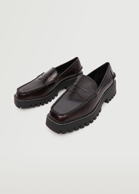 mango boots with track sole