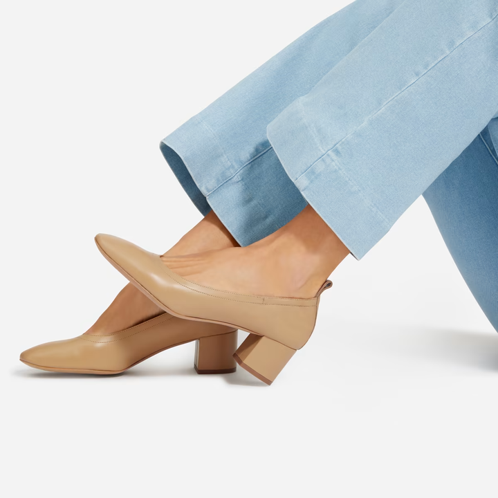 Everlane block 2025 heel pump