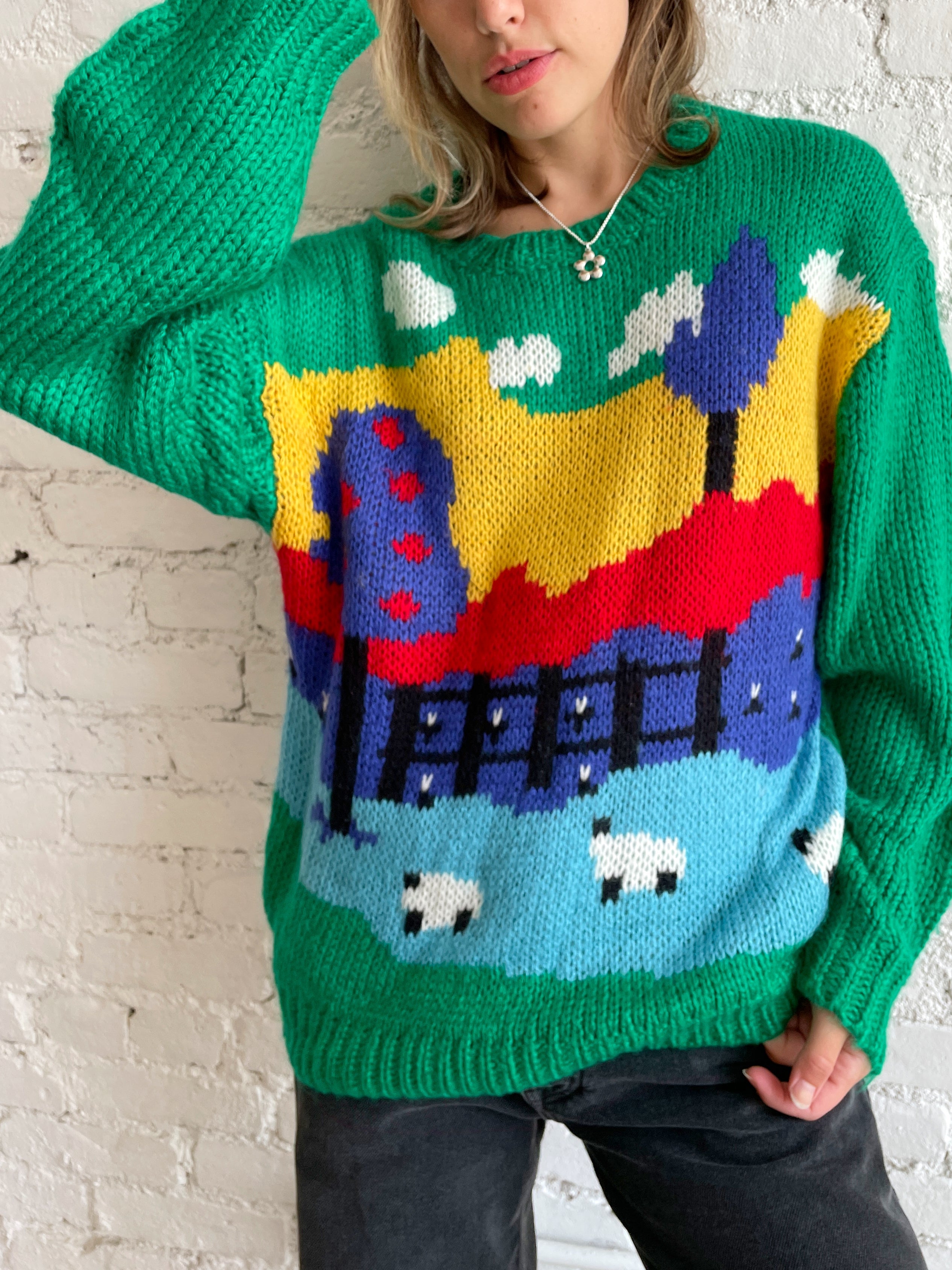 Lisa Says Gah + Campagne Sweater, Cottage Scene