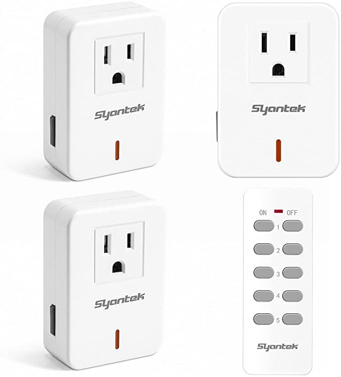 Wireless light online switch outlet
