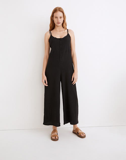 Madewell + Textured Cover-Up Jumpsuit