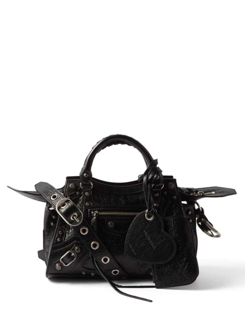 Balenciaga + Neo Cagole City XS leather bag