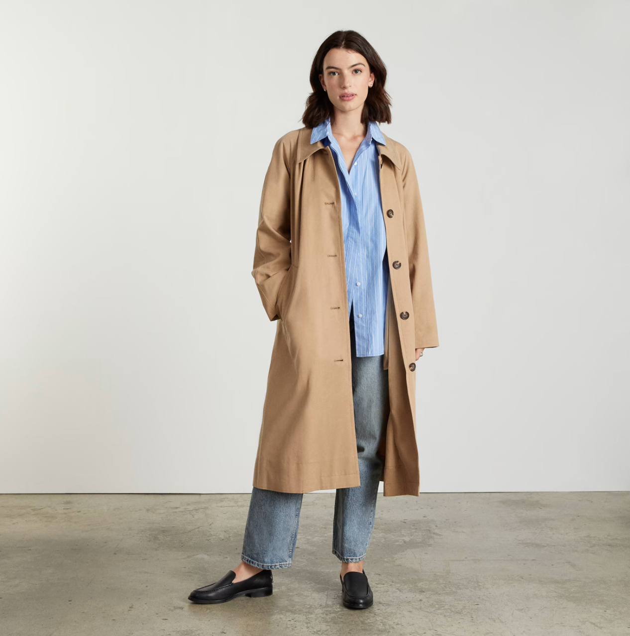 Everlane trench coat sales