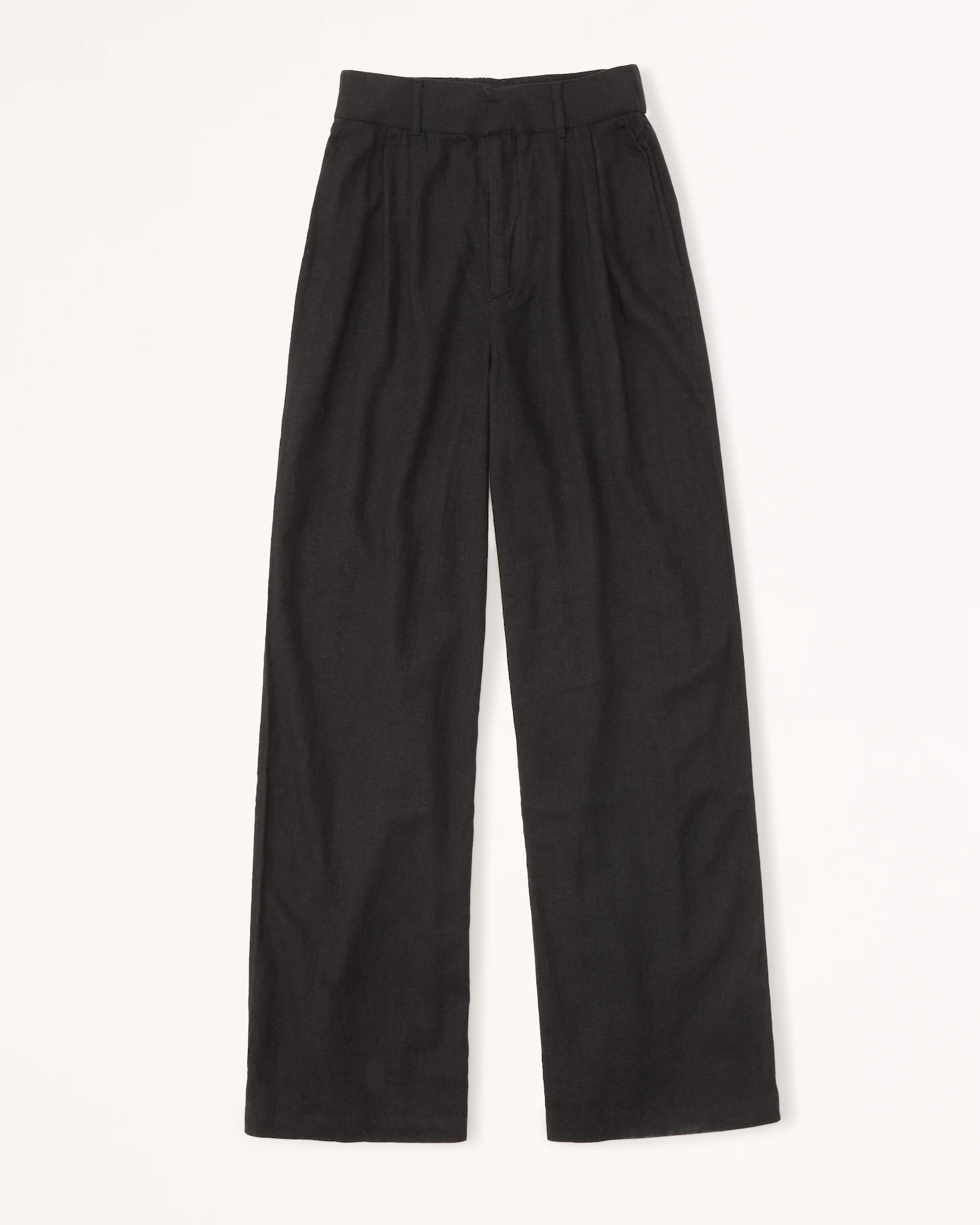 Abercrombie and Fitch + Tailored LinenBlend Wide Leg Pants