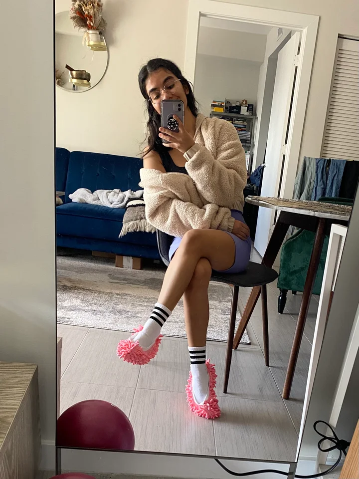 These Amazon Mop Slippers Made Me A Human Swiffer