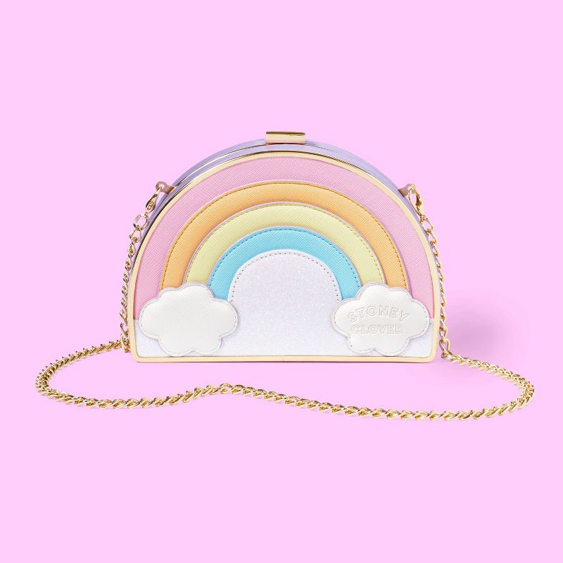 Stoney Clover Lane x Target Rainbow Patch Mini Round Pouch SOLD OUT Free  Ship