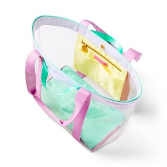 Stoney Clover Lane x Target Transparent Beach Tote Bag Clear Lavender