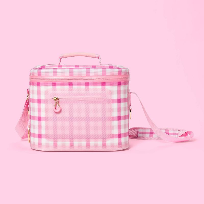 Stoney Clover Lane x Target + 8.8qt Softsided Cooler Pink Gingham