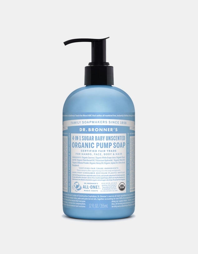 Dr. Bronner’s + Organic Pump Soap Baby Unscented