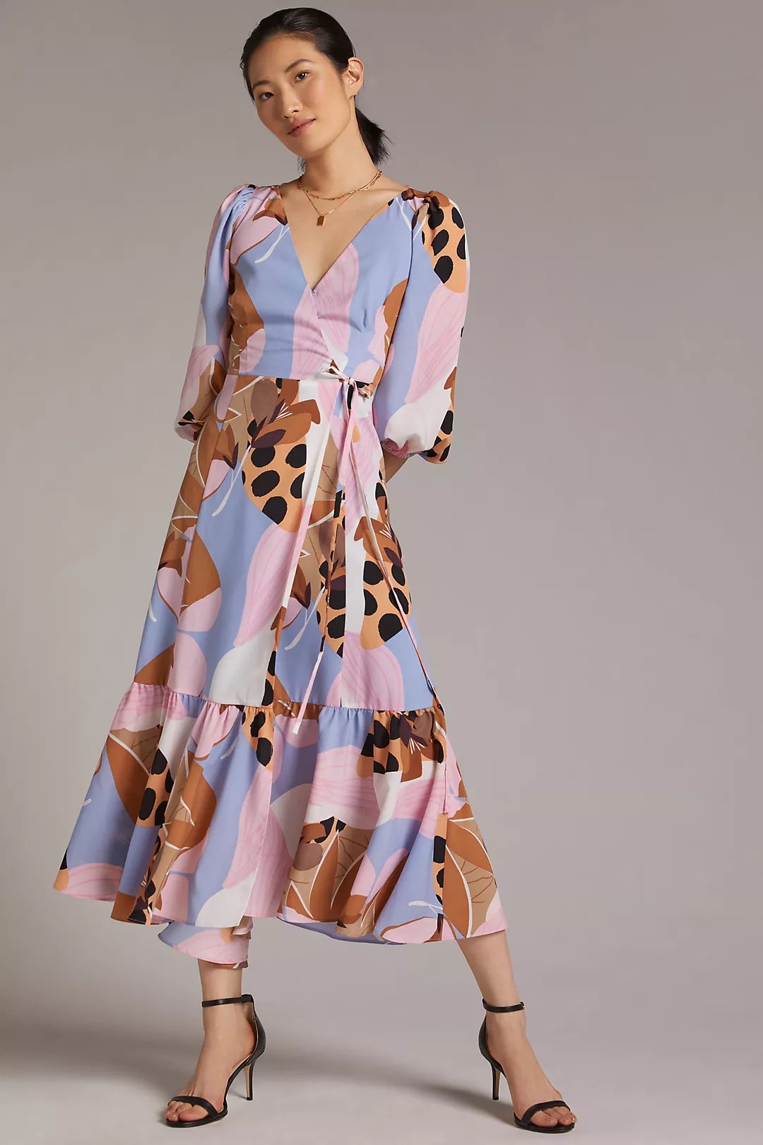 Hutch + Geo Wrap Maxi Dress