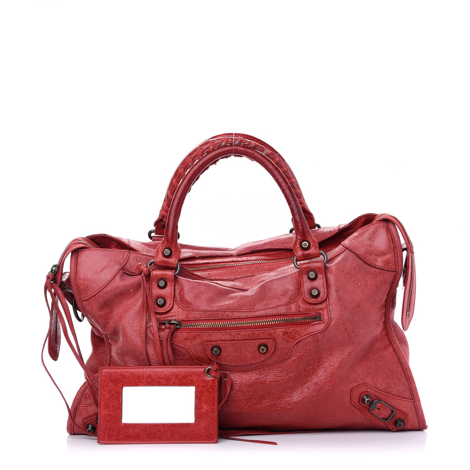 Balenciaga + BALENCIAGA Chevre Classic Hardware City Rouge Vermillion